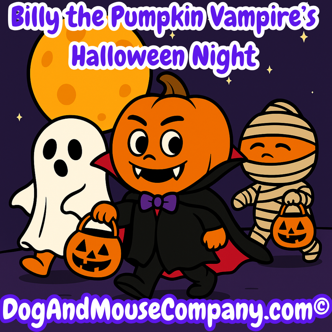 Billy the Pumpkin Vampire’s Halloween Night Story Activity Pack by Dog And Mouse Company