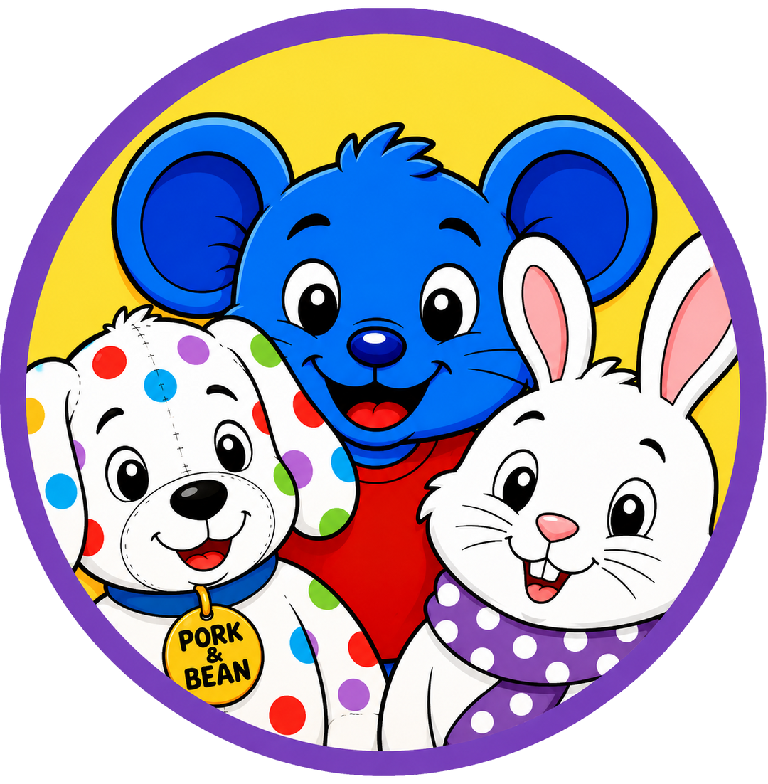 Meet Our Friends  Welcome to the magical world of Dog &amp; Mouse Company! Our friendly storybook pals can't wait to meet you. Tim Tom Waffles, Pork & Bean and Charlie Rabbit
