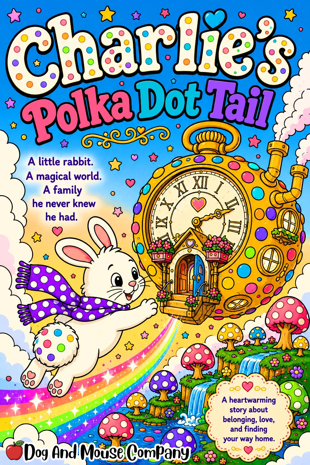 Charlie and the Polka Dot Tail Fantasy Storybook PDF Bedtime Story for Kids. A little rabbit. A magical world. A family he never knew he had. 