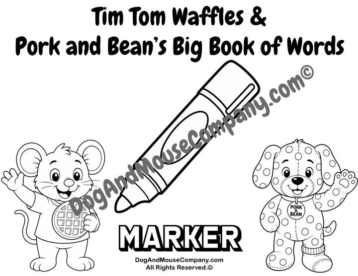10 Tim Tom Waffles &amp; Pork and Bean’s Big Book of Words – School Set Bundle