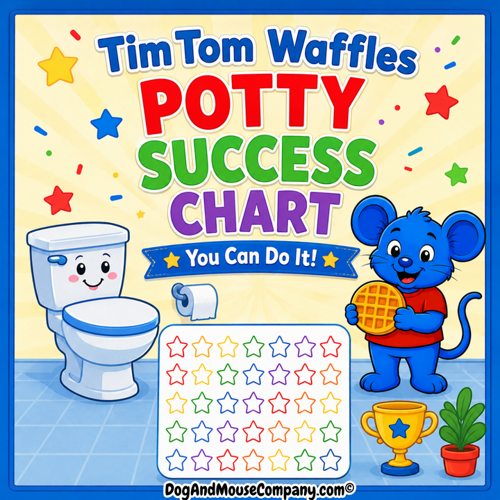 Tim Tom Waffles Potty Success Chart Printable