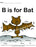 B Is For Bat Colored Template | Learn Your ABC's Worksheet | Printable Digital Download by Dog And Mouse Company
