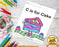 C Is For Cake Colored Template | Learn Your ABC's Worksheet | Printable Digital Download by Dog And Mouse Company