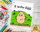 E Is For Egg Colored Template | Learn Your ABC's Worksheet | Printable Digital Download by Dog And Mouse Company