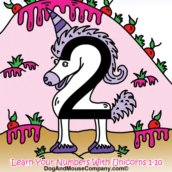 Learn Your Numbers With Unicorns 1 To 10 Preschool Worksheets Bundle by Dog And Mouse Company | dogandmousecompany.com