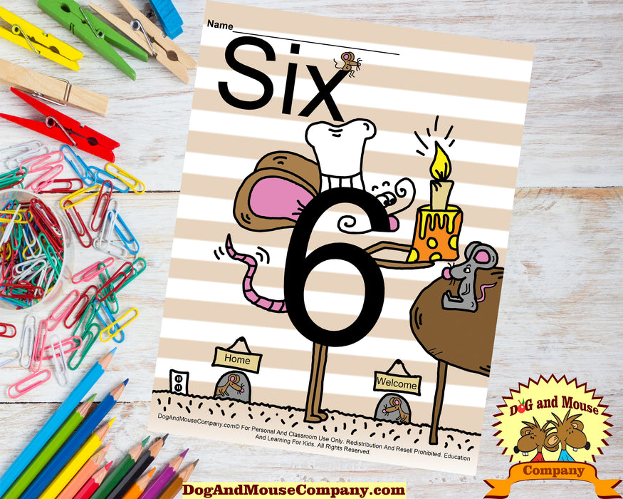 Learn Your Numbers With Mice 1 to 10 | 20 Worksheet Bundle