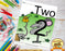 Learn The Number Two With Mice Colored Template by DogAndMouseCompany.com