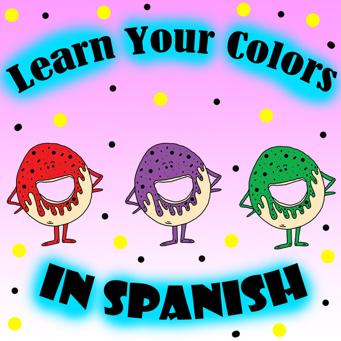 Learn Your Colors In Spanish With Donuts Preschool Worksheet by dogandmousecompany.com